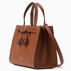 NWT Kate Spade Sm Satchel Hayes Warm Gingerbread